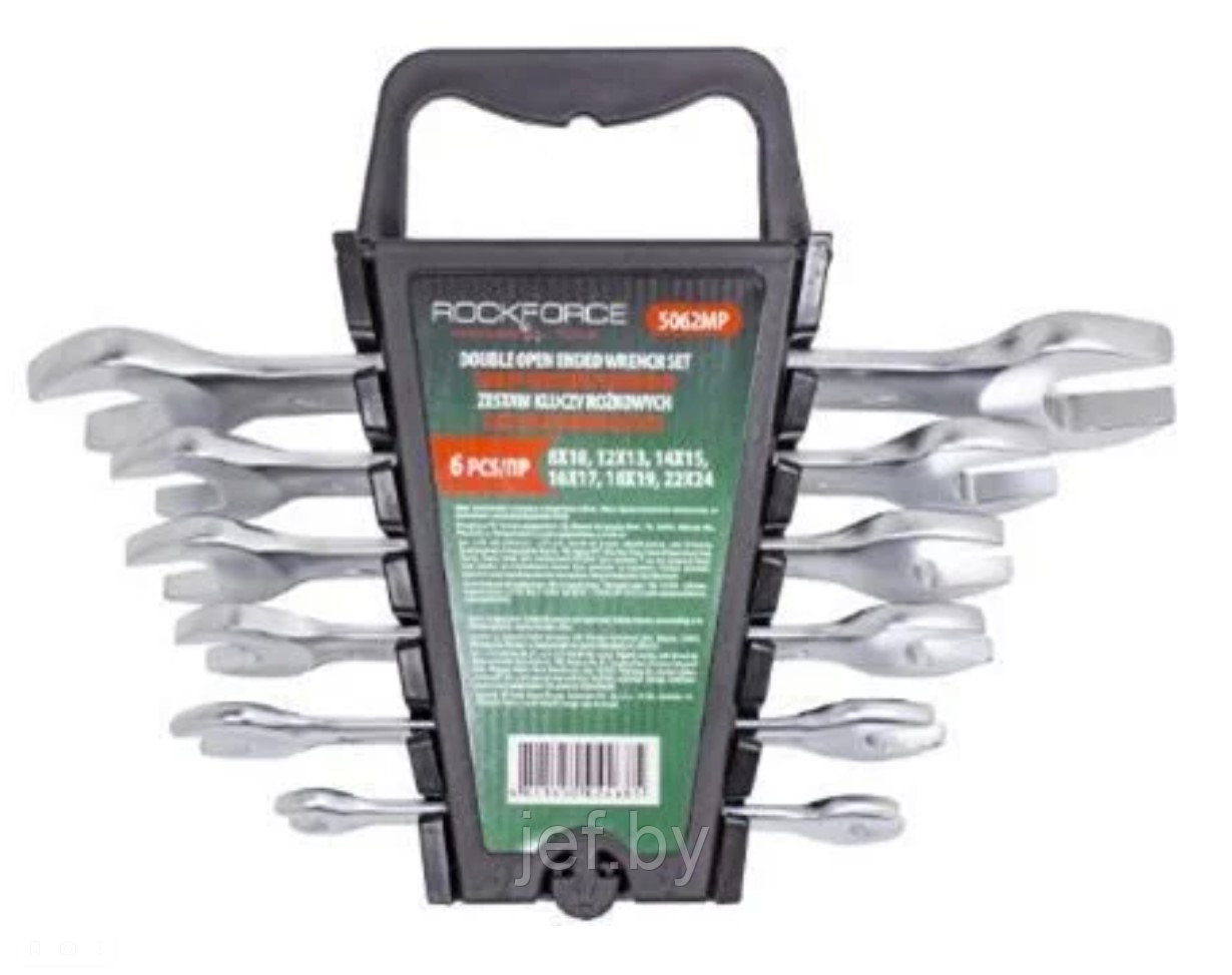 Ключи рожковые 6 предметов ROCKFORCE RF-5062MP