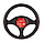Оплетка - чехол на руль автомобиля классический, экокожа с перфорацией, М 37-39 см Бордовый, фото 10