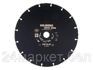 HILBERG Китай Круг карбид вольфрамовый  отрезной 230х22 мм  Super Wood HILBERG