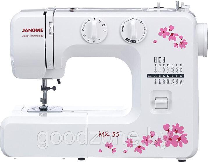 Электромеханическая швейная машина Janome MX 55 - фото 1 - id-p196255923