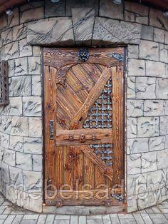 Дверь из натурального дерева "Рустикальная №14"