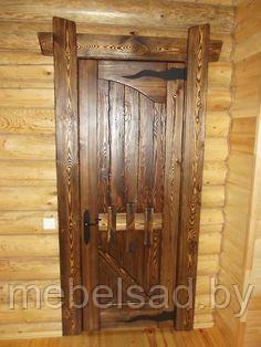 Дверь из натурального дерева "Рустикальная №15"