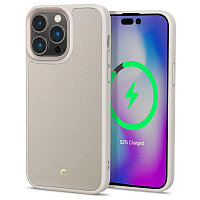 Чехол для iPhone 14 Pro гелевый Spigen Cyrill Kajuk MagSafe бежевый