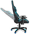 Офисное кресло Calviano MUSTANG черно-синий, фото 8