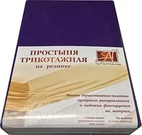 Простыня AlViTek Трикотажная на резинке 160x200x20 / ПТР-БАК-160