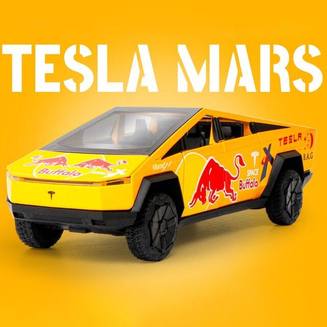 Машина металлическая 1:24 Tesla Cybertruck - фото 1 - id-p196335580
