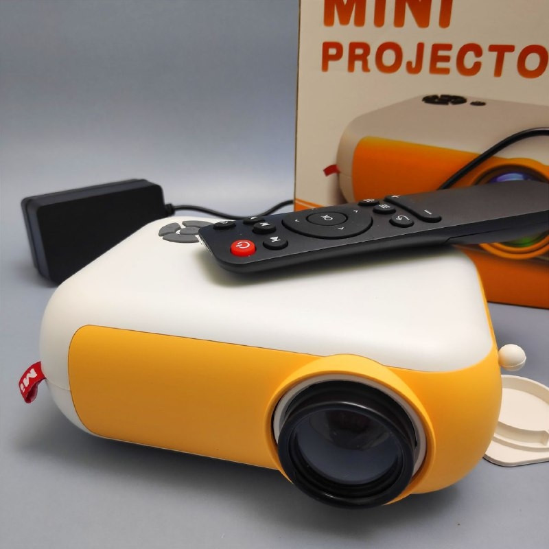Мультимедийный портативный светодиодный LED проектор Mini Projector A10 FULL HD 1080p (HDMI, USB, пульт ДУ) - фото 6 - id-p196336613