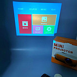 Мультимедийный портативный светодиодный LED проектор Mini Projector A10 FULL HD 1080p (HDMI, USB, пульт ДУ), фото 7