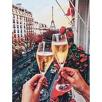 Алмазная живопись 40*50 см, романтичный Париж
