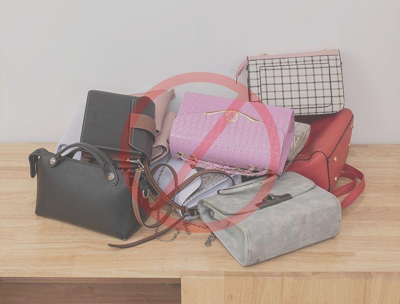 Вешалка для хранения сумок и аксессуаров, двусторонняя, 6 отсеков, серый 557090 - фото 4 - id-p195646153