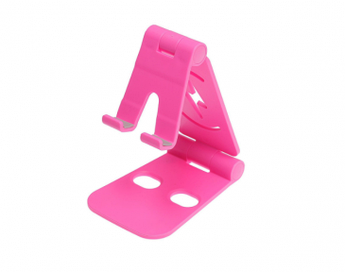 Подставка складная  держатель Folding Bracket для мобильного телефона, планшета L-301 Розовый