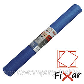 Стеклосетка штукатурная "Fixar" CCШ-160, 4х4 мм, разрыв 1800, синяя, рулон 1х25м