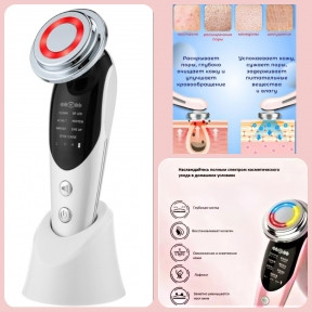 Микротоковый аппарат для ухода за лицом с функцией RF лифтинга 7в1 Anti-AgingRejuvenation Device M8807 - фото 1 - id-p180069118