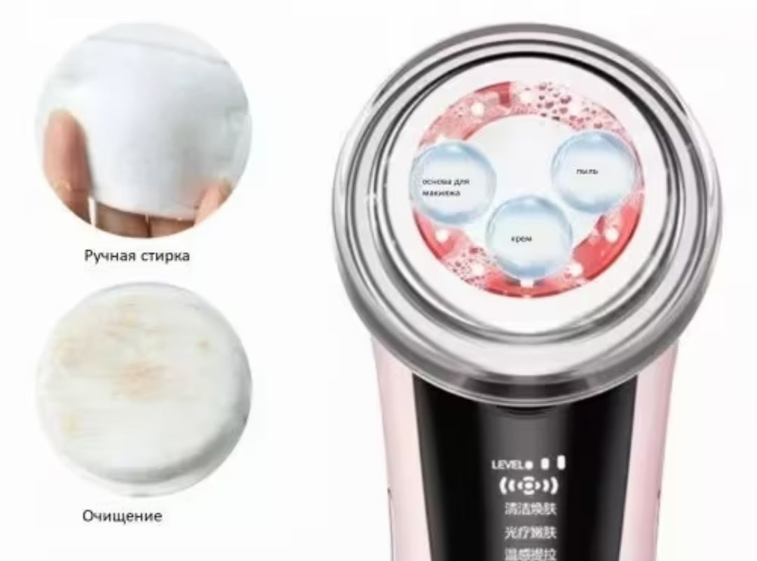 Микротоковый аппарат для ухода за лицом с функцией RF лифтинга 7в1 Anti-AgingRejuvenation Device M8807 - фото 5 - id-p180069118