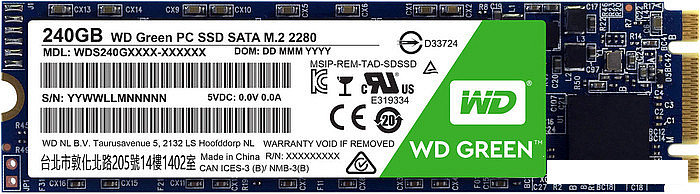 SSD WD Green 240GB WDS240G2G0B, фото 2