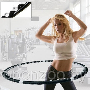 Магнитный массажный обруч-хулахуп Massaging Hoop Exerciser