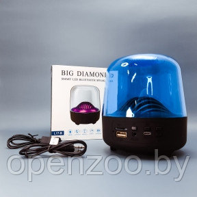 Беспроводная портативная акустическая колонка Bluetooth Big Diamond Синяя - фото 1 - id-p165327419