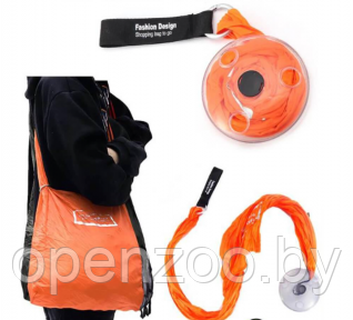 Сумка шоппер складная Nautiloop Roll-Up Bag для покупок Оранжевая - фото 1 - id-p165075162