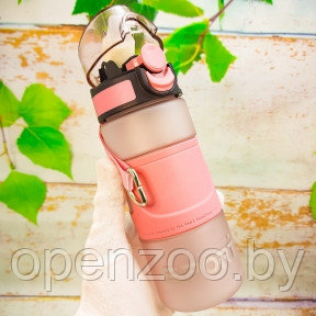 Спортивная бутылка для воды Sport Life / замок блокиратор крышки / поильник / 500 мл Розовый