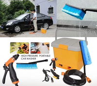 Автомобильная мойка с контейнером от прикуривателя, High Pressure Portable Car Washer, портативная