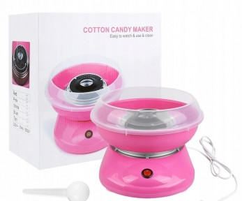Аппарат для приготовления сладкой ваты Cotton Candy Maker (Коттон Кэнди Мэйкер для сахарной ваты) Розовая - фото 1 - id-p132030913