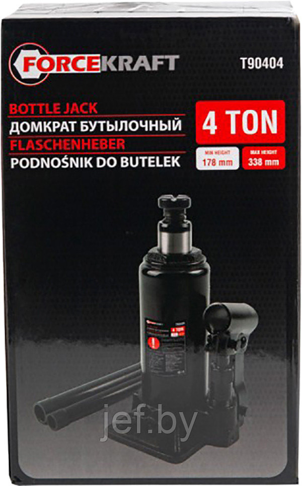 Домкрат FK-T90404DS 4т FORCEKRAFT FK-T90404(DS) - фото 3 - id-p190997795