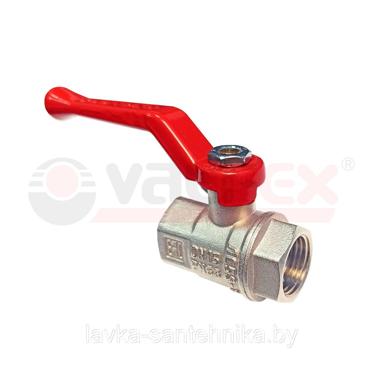 Кран шаровой 1/2" VALFEX PREMIUM (внутр.-внутр.) ручка-рычаг