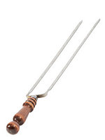 Шампура двойные (вилка для гриля) с деревянной ручкой  50 см