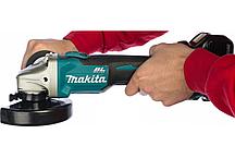 Угловая шлифмашина аккумуляторная бесщеточная Makita DGA504RTJ (2 АКБ 5 А/ч, кейс MakPac), фото 3