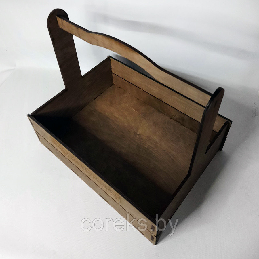 Деревянный ящик с гравировкой (размер 43*31*36 см) - фото 4 - id-p196347260