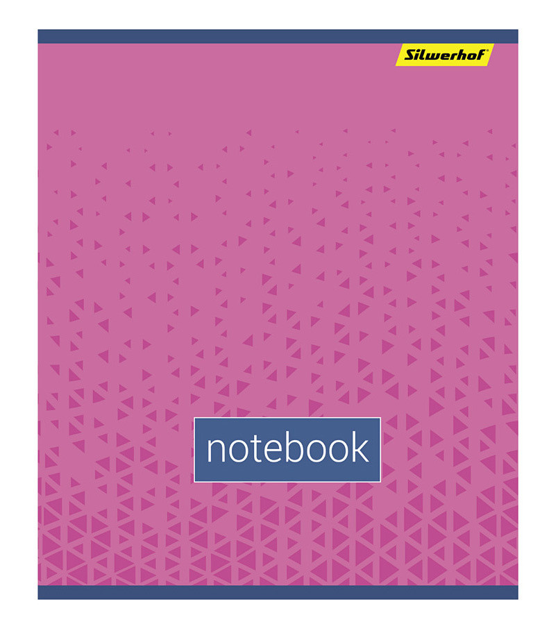 Тетрадь Silwerhof 1535824, 96л. клет. A5 202х163 Моноколор 4диз. мел.карт. сплош.уф.лак скрепка ассорти - фото 3 - id-p196347443