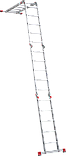 Профессиональная алюминиевая лестница-трансформер, ширина 400 мм NV3320 3320405, фото 4