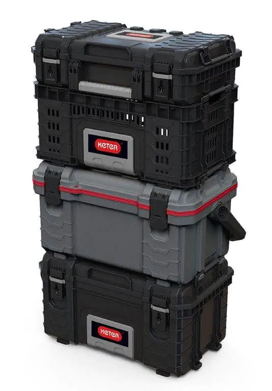 Ящик-холодильник Keter Gear Cooler, серый/красный - фото 6 - id-p191638615