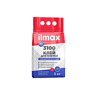Клей для плитки "ILMAX 3100",  для внутр. и наружных работ, 5кг.