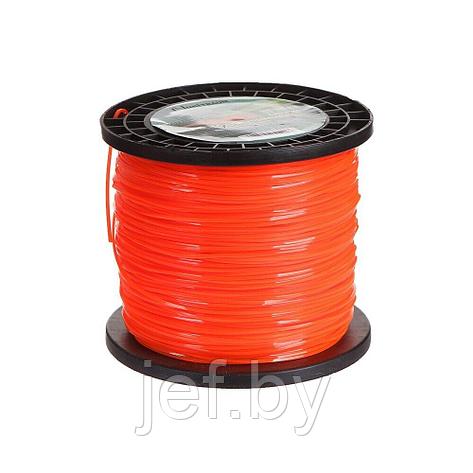 Леска для триммера квадратная 2.00mm x 349m катушка UNITRAUM UN-NQ20S349, фото 2