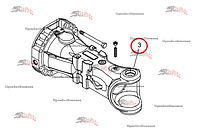 Корпус оси моста Dana 212 212.06.083.01 (replacement 212.06.001.47)