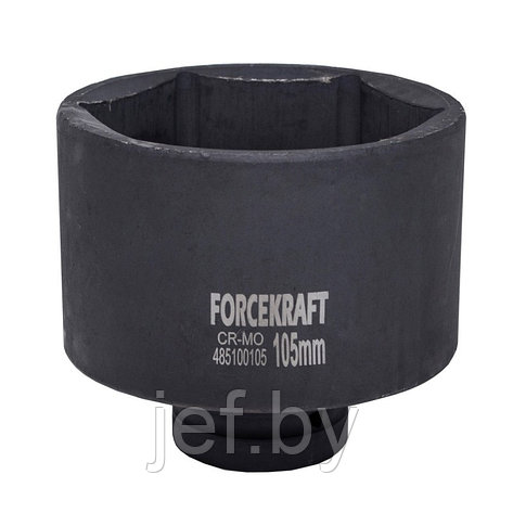 Головка ударная глубокая 1'' 105мм FORCEKRAFT FK-485100105, фото 2