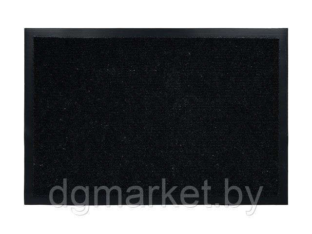 Коврик придверный влаговпитывающий, ребристый, "Trip", 40х60 см, черный, VORTEX (ВОРТЕКС) - фото 1 - id-p196356992