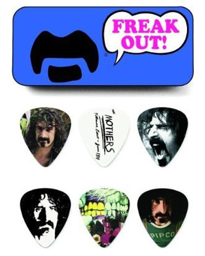 Dunlop ZAPPT02M Frank Zappa Медиаторы 6шт, средние, в синей коробочке