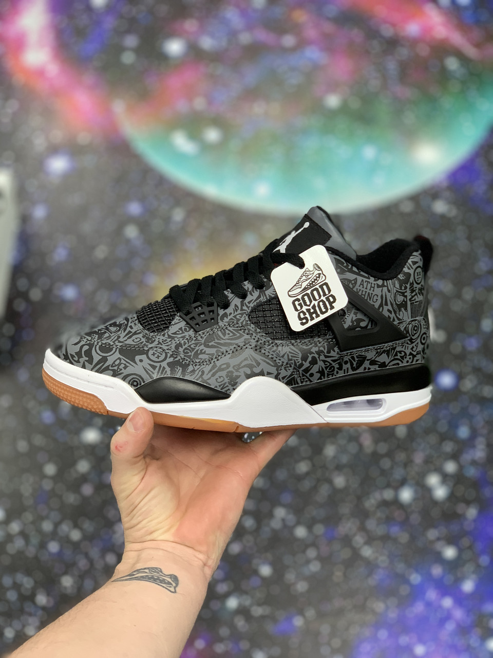 Кроссовки Air Jordan 4 Retro Laser Black Brown