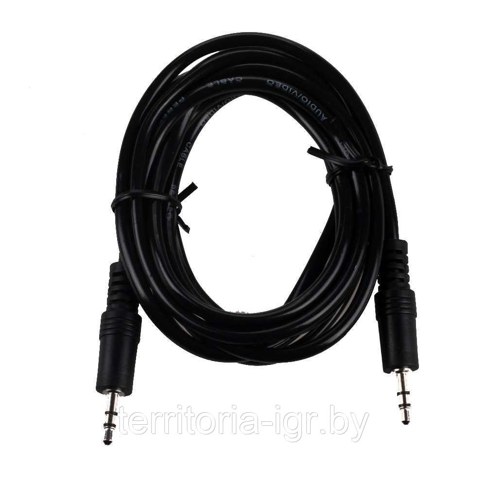 Акустический кабель J2101 jack (M) - jack (M) 3.5mm 1м. черный Perfeo - фото 2 - id-p196367960