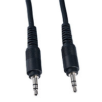 Акустический кабель J2101 jack (M) - jack (M) 3.5mm 1м. черный Perfeo