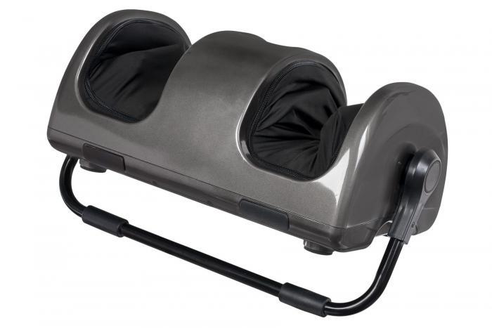 Массажер для стоп и лодыжек «БЛАЖЕНСТВО КОМФОРТ», серый (Foot Massager with heating - touch screen ZQ 8017S, - фото 4 - id-p195805786