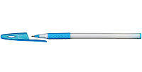Ручка шариковая одноразовая Silwerhof Exam корпус белый, стержень синий