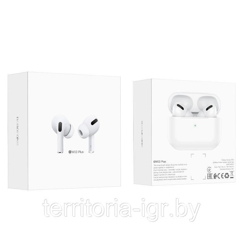 Беспроводная Bluetooth-гарнитура BW03 TWS AirPods белый Borofone