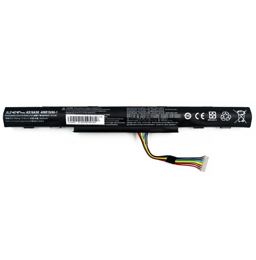 Аккумуляторная батарея AS16A5 для ноутбука Acer Aspire E5-475, E5-475-31A7, E5-475-32X8 - фото 1 - id-p196368393