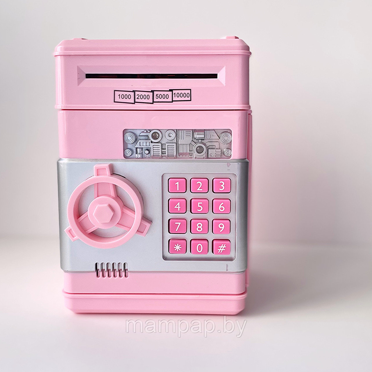 Сейф копилка с кодовым замком детский, розовая - фото 4 - id-p196368415