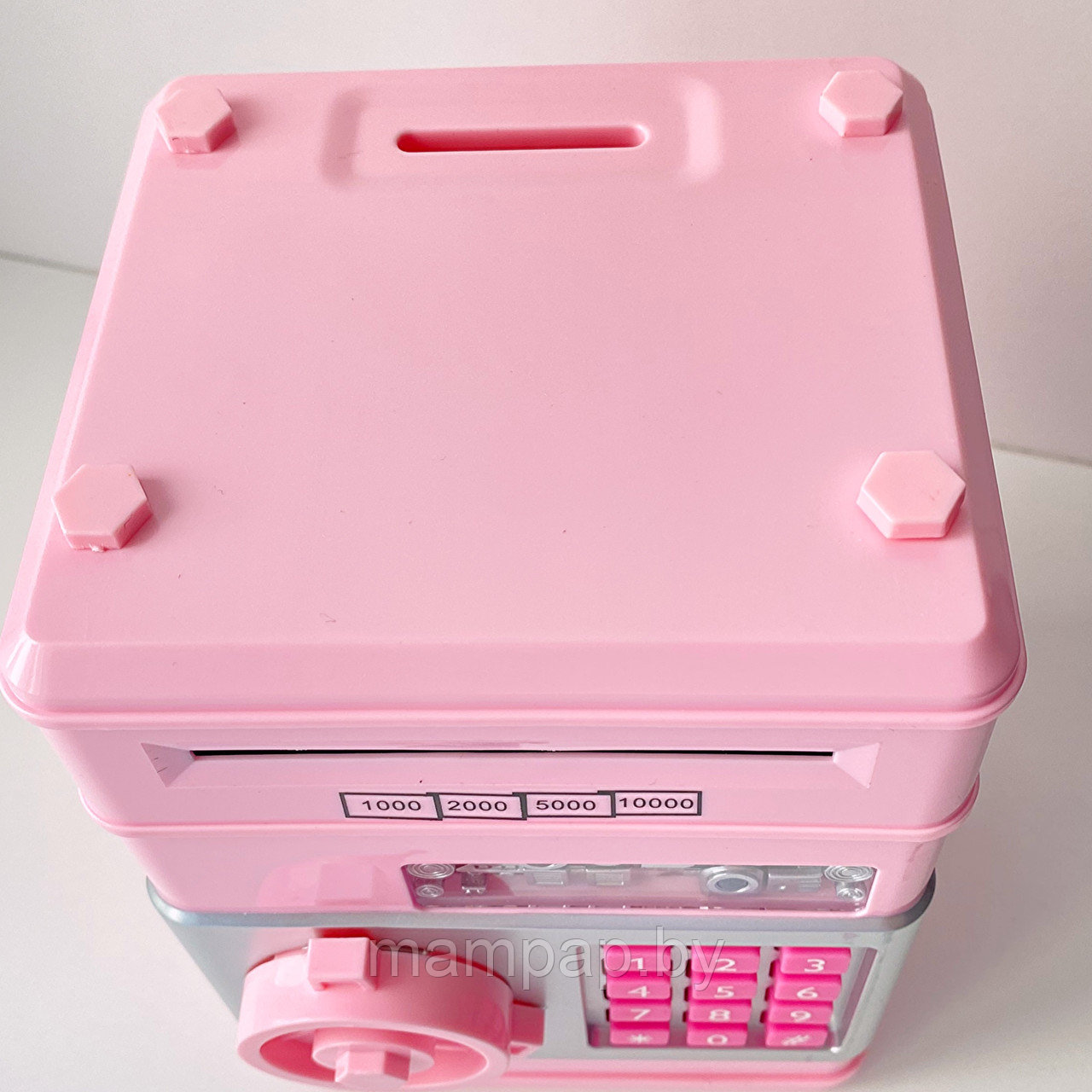 Сейф копилка с кодовым замком детский, розовая - фото 6 - id-p196368415