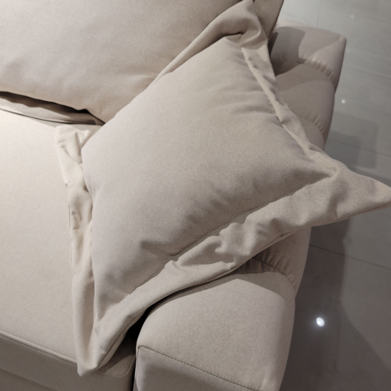 Диван-кровать МАРСЕЛЬ белый в ткани Аура - фото 6 - id-p196368417
