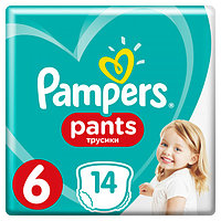 Подгузники-трусики Pampers Pants 6 (>15кг) 14шт